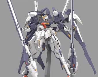 Gundam TR-6 Haze'n-thley II-Rah Stl, Titans Mecha Fanart Modello di stampa 3D / Gundam trasformabile / Modello STL in resina ad alto dettaglio Download immediato