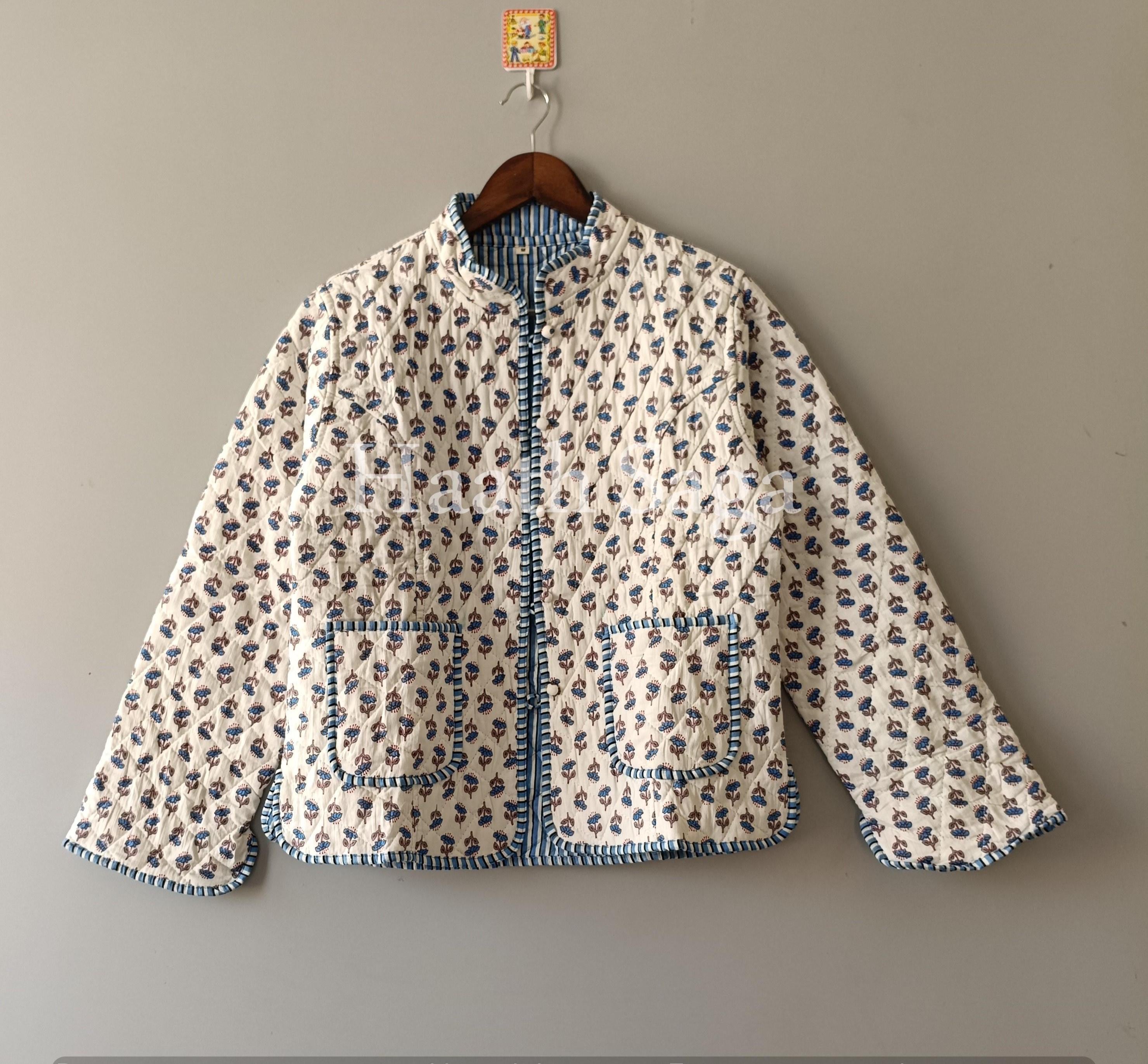 Block Print Jacket - Etsy