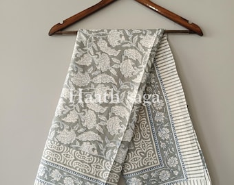 Floral Baumwolle Pareo Wrap, Handblock gedruckt Sarong, Beach Wear Schal,