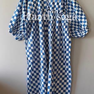 Sukienka Kyra midi z nadrukiem kwiatowym i blokami | Sukienka bawełniana w stylu boho | Sukienki damskie | Sukienka zapinana na sznurek