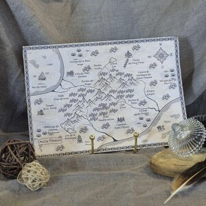 Carte de contrée imaginaire - Mille Pétales