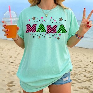 Neon MAMA png, Leopard Star Mama Png, Checkered Neon Mama, Colorful Mom Digital File, Summer Mama Shirt Png Trendy Mama Sublimation, Mom png