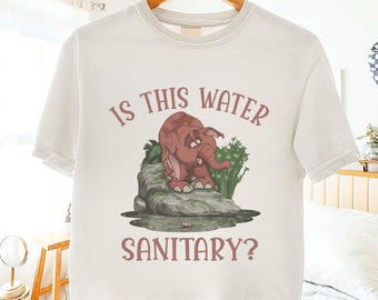 Is This Water Sanitary Png, Funny Elephant Tantor Looking At Water Png, Disney Tarzan Movie Png, Safari Jungle Animal Png