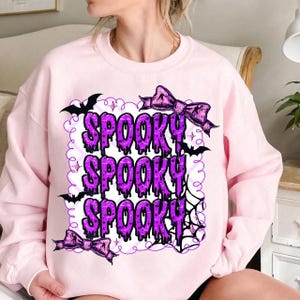 Halloween Spooky Preppy png, Retro Halloween png, Halloween Spooky Sublimation, Spooky png, Pumpkin Png, Halloween Fall Shirt png files