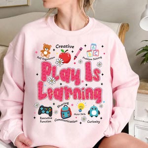 Play is Learning Png, Back to School Png, Preppy Teacher Design, Teacher Life Png, Kindergarten png, First Day of School Png, Teacher Png