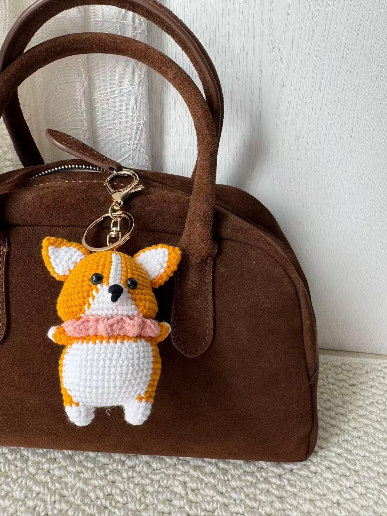 35 Corgi Crochet Patterns for Amigurumi, Pillows, Keychains, and Dog-Lover Gifts 32 Cartoon Hand-Crocheted Corgi Doll