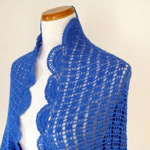 Ocean Deep Blue Bolero / Scarf image 1