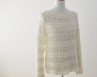 White Pearl Sweater