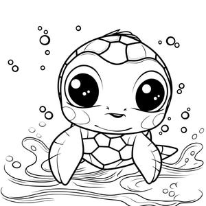 Best Selling 100+ Cute Ocean Animals Coloring Pages Adult and Kid Coloring Pages Printable Digital Instant Download PDF Best Selling Popular