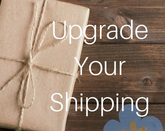 Shipping Upgrade Only - USPS Priority, 2 Day, and Overnight Options Available, Upgrades Shipping Only *Does not change your completion date*