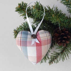 Memory Ornament made from your Loved One's Clothing, Sympathy Gift Ideas for the Family, Custom Personalized Memorial Heart Ornament image 4