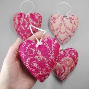 Memory Ornament made from your Loved One's Clothing, Sympathy Gift Ideas for the Family, Custom Personalized Memorial Heart Ornament image 8