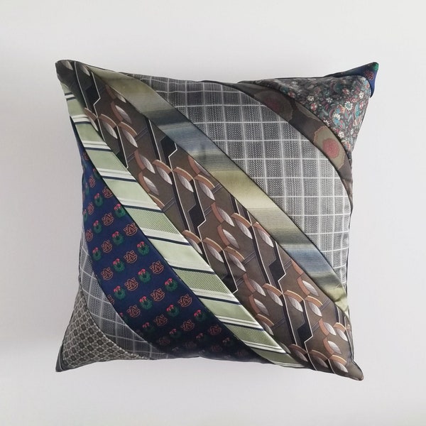 Custom Necktie Pillow, Memory Pillow, Handwriting Gift Ideas, Custom Tie Memorial Gifts for Family, Actual Handwritten Remembrance or Quote