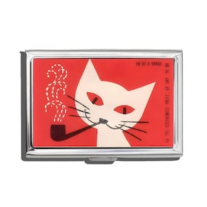 Cat Stamo Zigarettenetui Kartenhalter, Zigarettenetui, Visitenkarte
