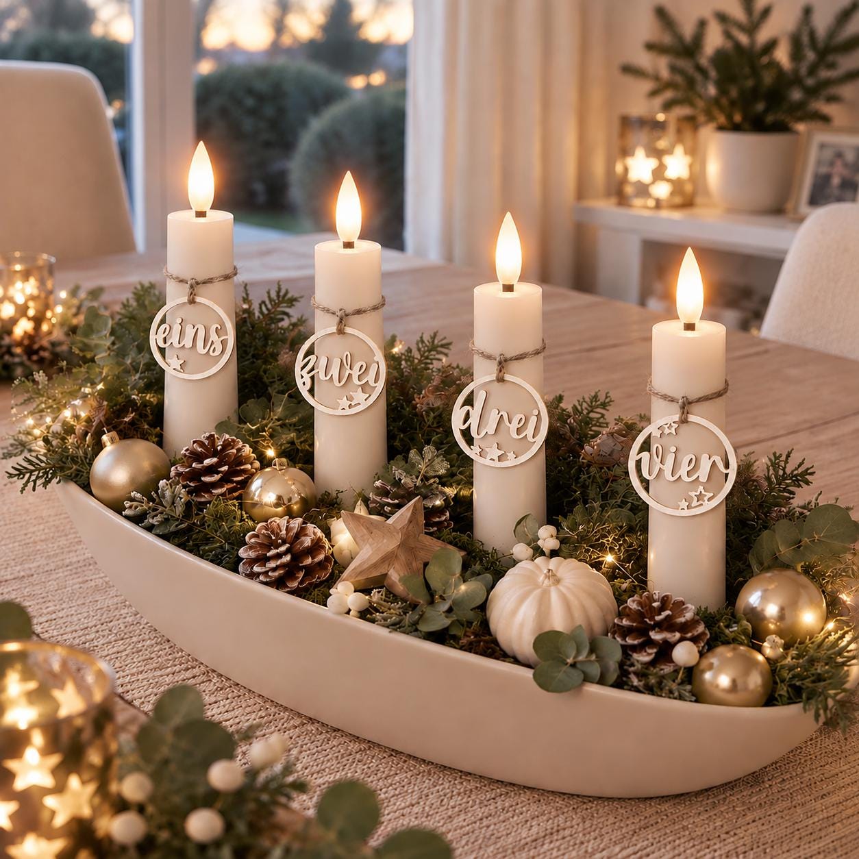 Kerzenhalter für adventskranz