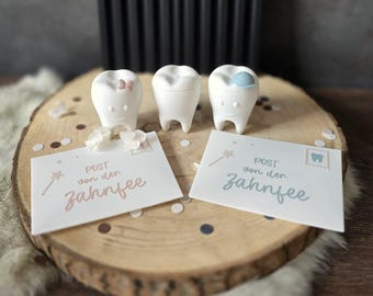 Archivo 3D: caja para dientes en tres versiones: con y sin cara, así como tres tapas diferentes y un sobre "Correo del Hada de los Dientes".