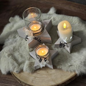 Action candle holder