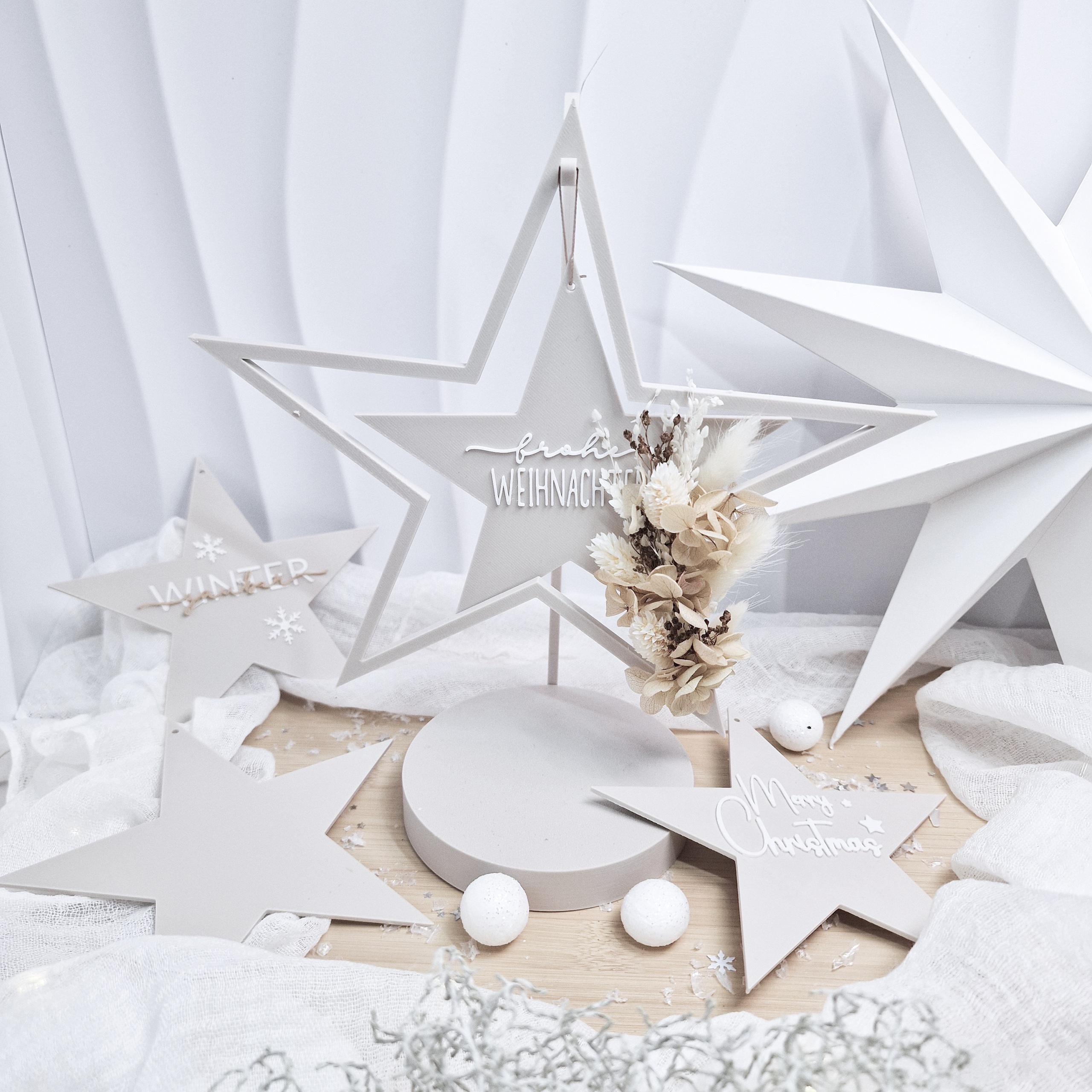 Weihnachtsstern 3d druck - Etsy.de
