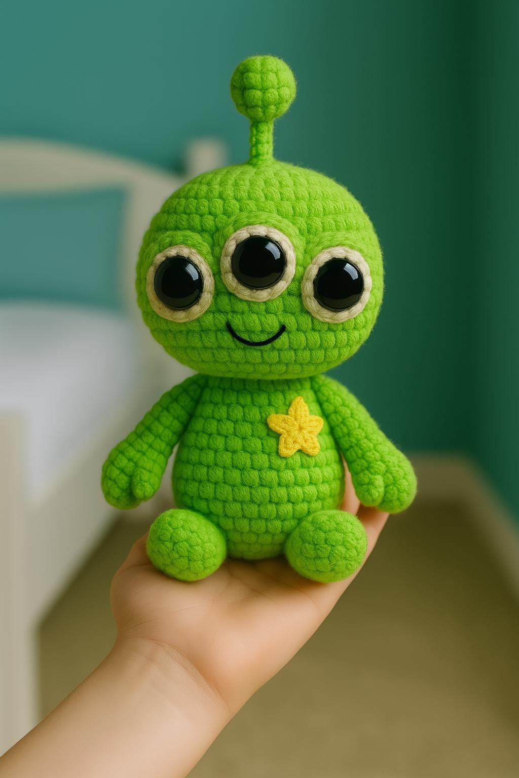Cute Alien Amigurumi Crochet Pattern PDF – Beginner Friendly Plush Toy ...