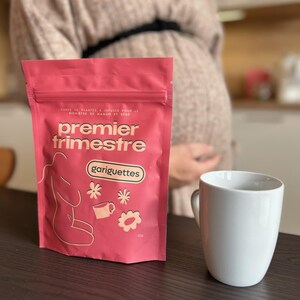 Tisane Grossesse 1er Trimestre – Nausées, Reflux, Fatigue, Stress | Infusion Naturelle Bio Femme Enceinte | Soulagement Symptômes Grossesse