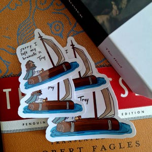 Odysseus | Epic the Musical Inspired Sticker | Greek Mythology | Odyssey | Iliad
