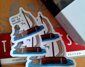 Odysseus | Epic the Musical Inspired Sticker | Greek Mythology | Odyssey | Iliad