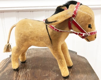 steiff donkey on wheels value