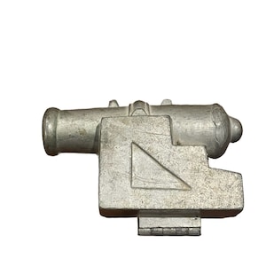 Vintage Pewter Ice Cream Chocolate Candy Mold Cannon