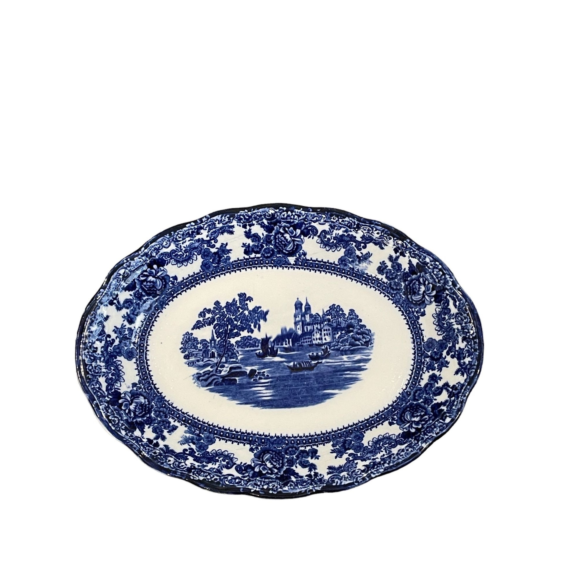 Togo (Flow Blue) Dinner Plate by F Winkle