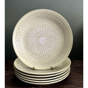 Anthropologie Japan Saiju Glazed Textured Porcelain 9 3/8" Green Plates bild 5