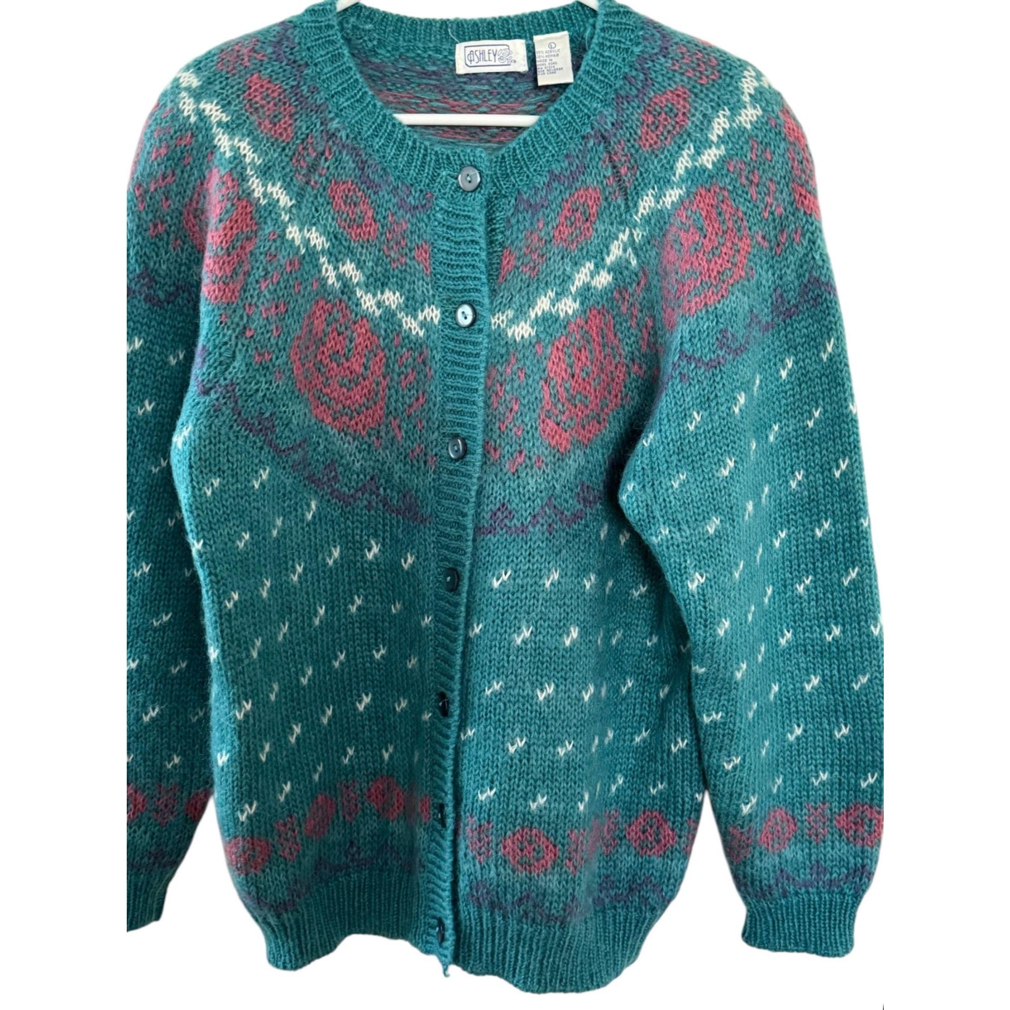 90s Mohair Cardigan - Etsy