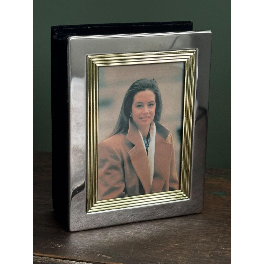 Vintage Burnes of Boston Photo Frame and Slip in Photo Album Silver ...