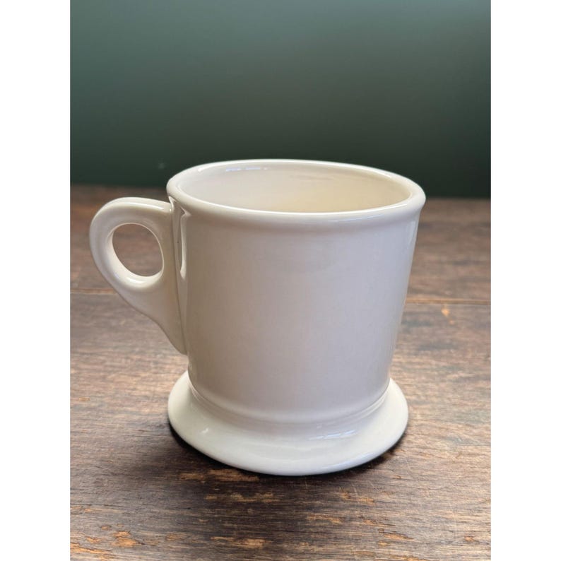 Anthropologie Monogram Letter A Coffee Mug Retro Style Shaving Mug Style afbeelding 2