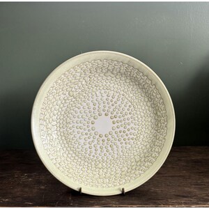 Anthropologie Japan Saiju Glazed Textured Porcelain 9 3/8" Green Plates bild 2