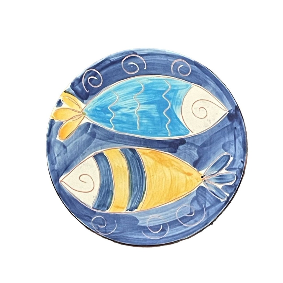Colorful Fish Trivet Molde Portugal - Etsy