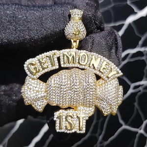 Pingente de moda personalizado com personalidade, acessórios de cobre com diamante e zircônia incrustada