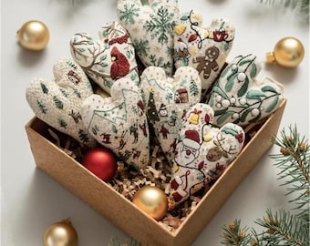 Embroidery Kits for begginers: 8 pieces