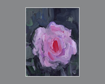 Rose Twilight original painting acrylic