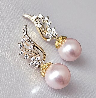 Orecchini Pendenti In Argento 925 Con Perle E Zirconi Cubici – 10 Mm, Eleganti Per Donna