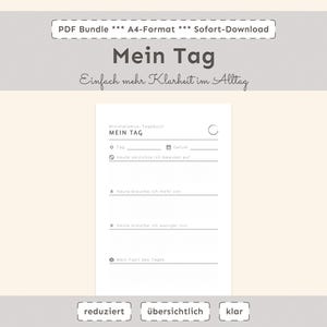 Minimalismus-Tagebuch | Digitales Achtsamkeits-Journal zum Ausdrucken | Printable Selbstreflexion & Klarheit