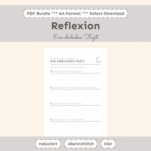 Minimalismus-Tagebuch | Digitales Achtsamkeits-Journal zum Ausdrucken | Printable Selbstreflexion & Klarheit
