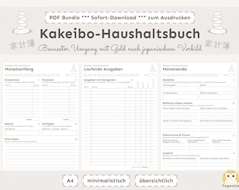 Kakeibo Budget Book (A4) | Planning Finances the Japanese Way
