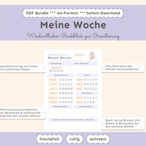 Wohlfühl-Journal im A4-Format mit Stimmungs- und Selbstfürsorge-Seiten