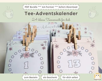DIY Tea Advent Calendar | DIY Advent Calendar for Tea Lovers as a Gift | Sustainable Advent