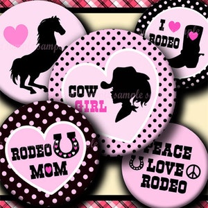 DESCARGA INSTANTÁNEA Cowgirl (032) 4x6 Bottle Cap Images Digital Collage Sheet for bottlecaps glass tiles hair bows magnets.. imágenes de tapa de botella