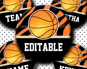 DESCARGA INSTANTE JPG editable Baloncesto (456) 4x6 Bottle Cap Images Digital Collage Sheet para tapones de botella arcos de pelo .. imágenes de la tapa de la botella