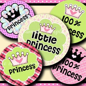 DESCARGA INSTANTÁNEA Princesa (173) 4x6 Tapas de Botella Imágenes Digital Collage Hoja para tapas de botella azulejos de vidrio moños de pelo.. imágenes de tapa de botella
