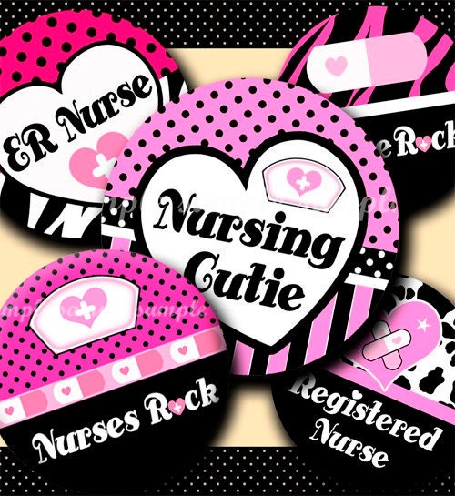 INSTANT DOWNLOAD Nurses Rock (095) 4x6 Bottle Cap Images Digital Coll…
