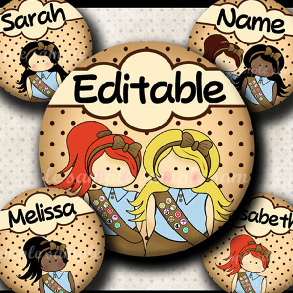 Girl Scout Bottle Cap Images - Etsy