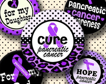 INSTANT DOWNLOAD Pancreatic Awareness Ribbon (348) 4x6 Bottle Cap Images Digital Collage Sheet for bottlecaps hair bows .. bottlecap images